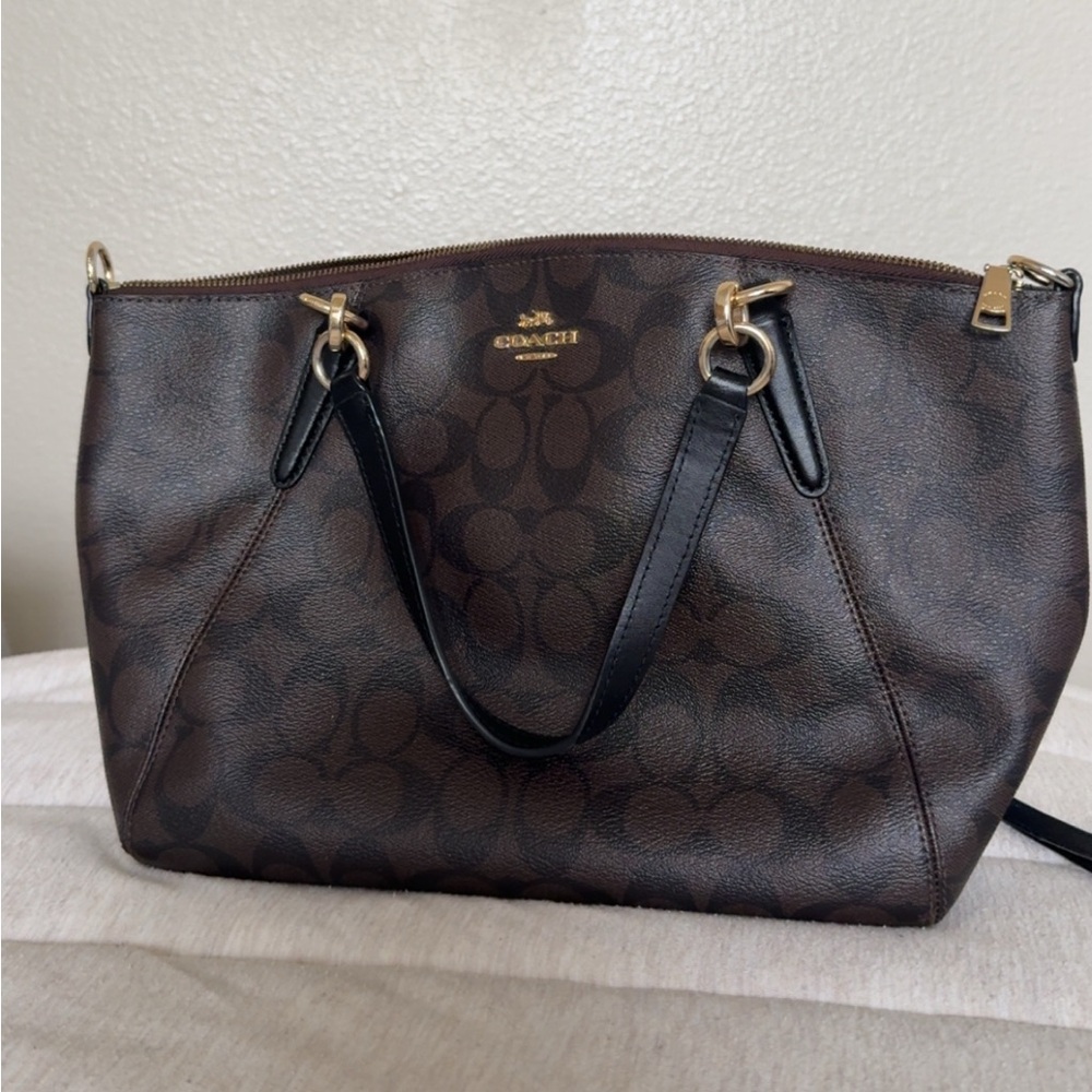 COACH Small Kelsey Satchel Bag in Signature